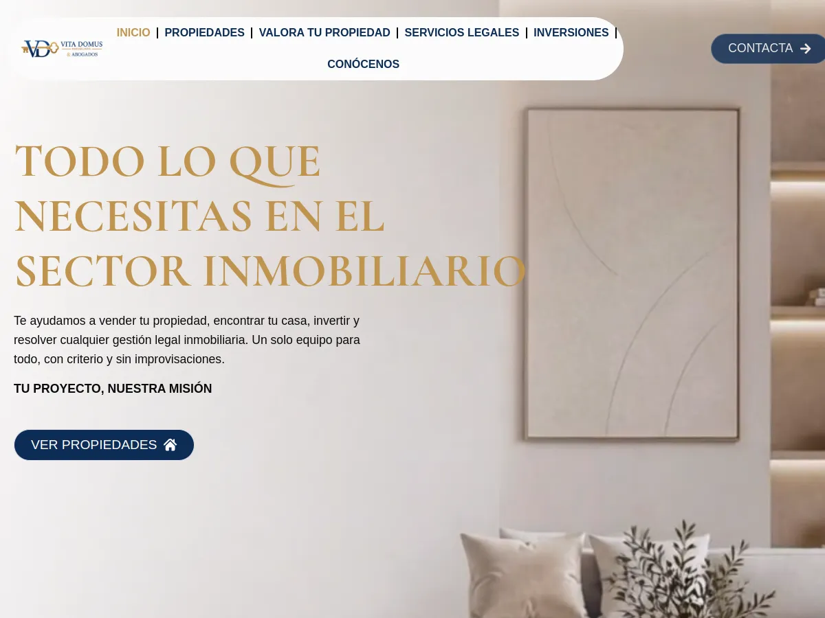 Web de Vitadomus